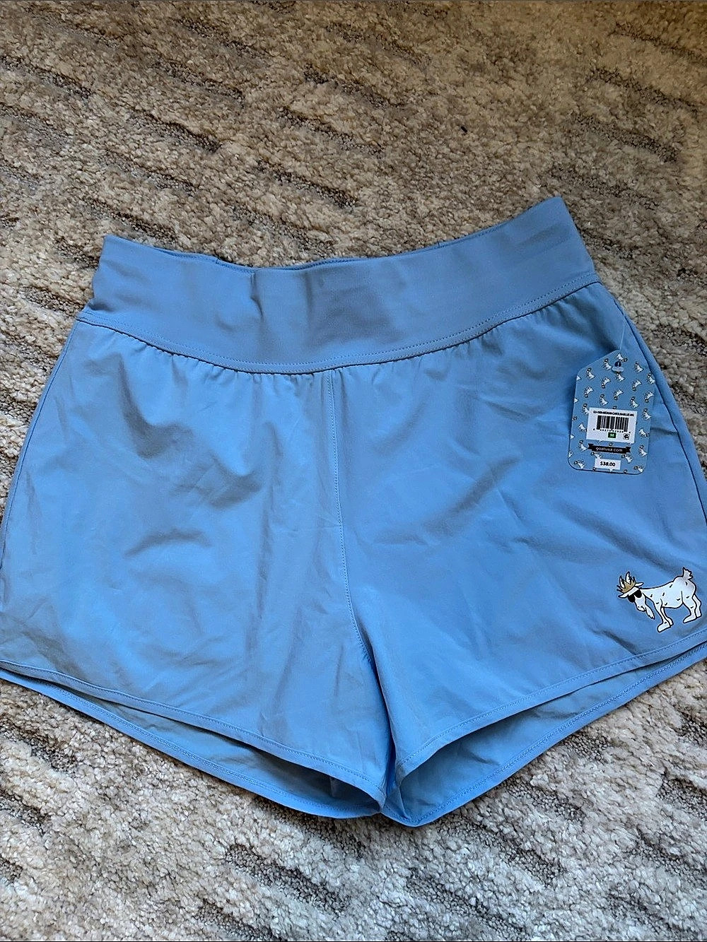 GOAT USA women's Blue Shorts NWT